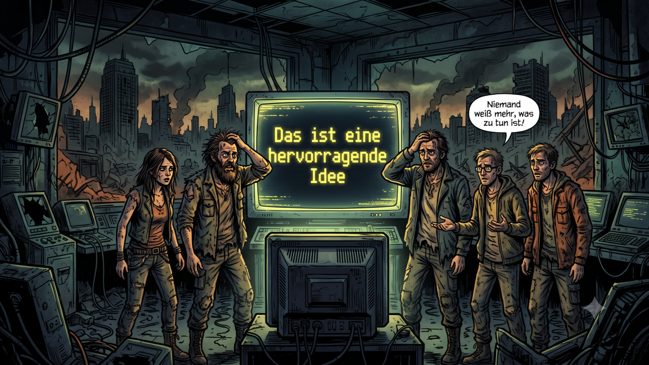 Vorsicht da vorne!