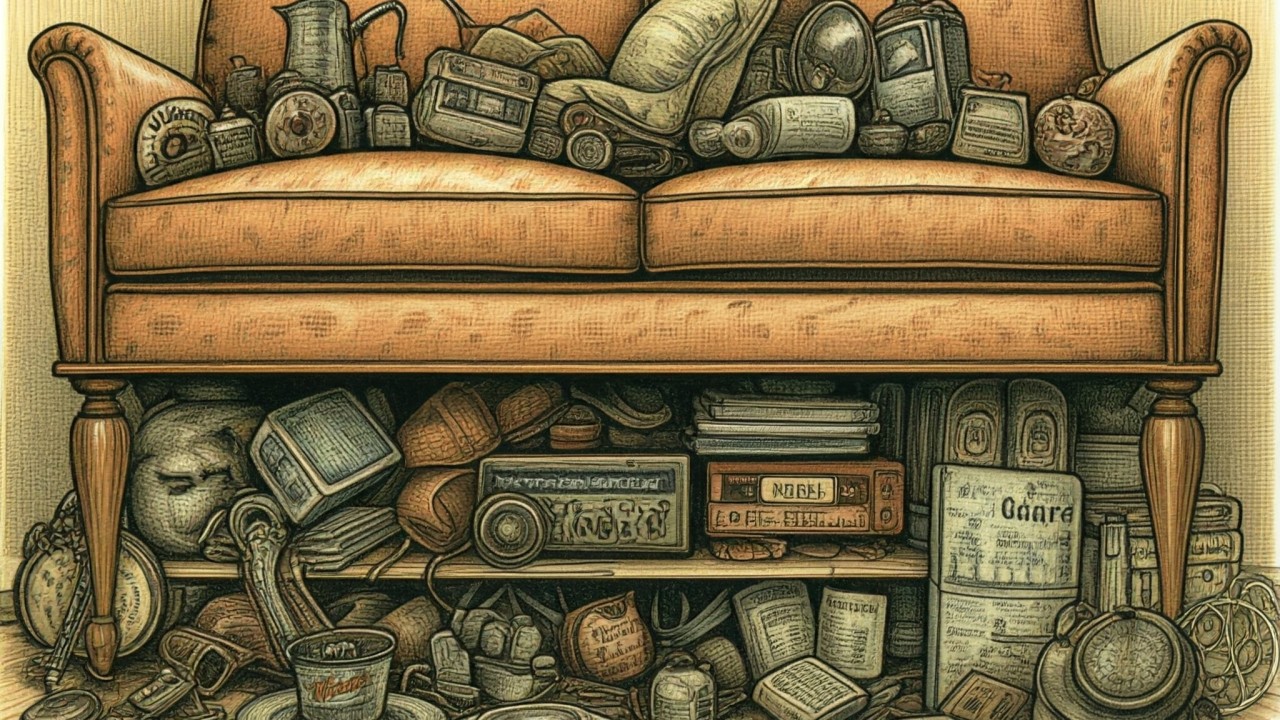 Wie bei Hempels unterm Sofa